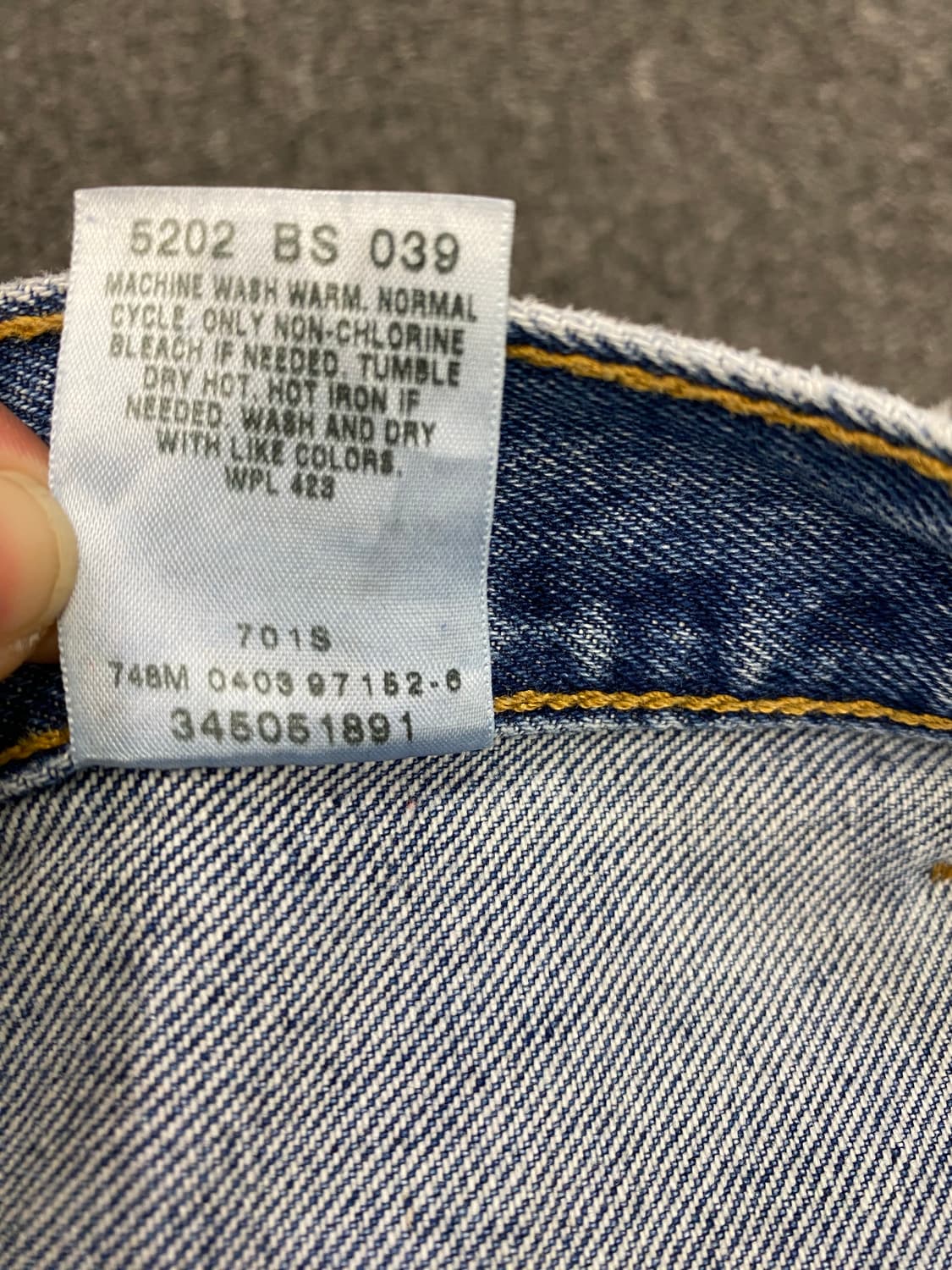 00s Levis 리바이스 505 데님 쇼츠 상품이미지5