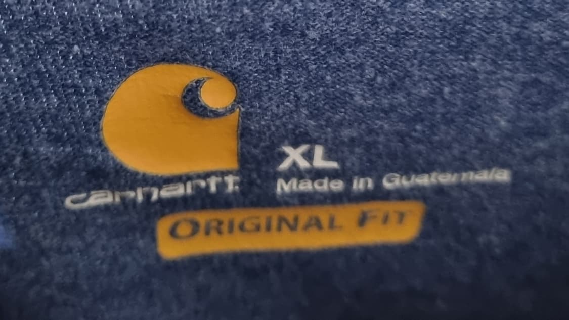 오버핏 XL) 칼하트 오리지널핏 딥블루 반팔티 상품이미지3