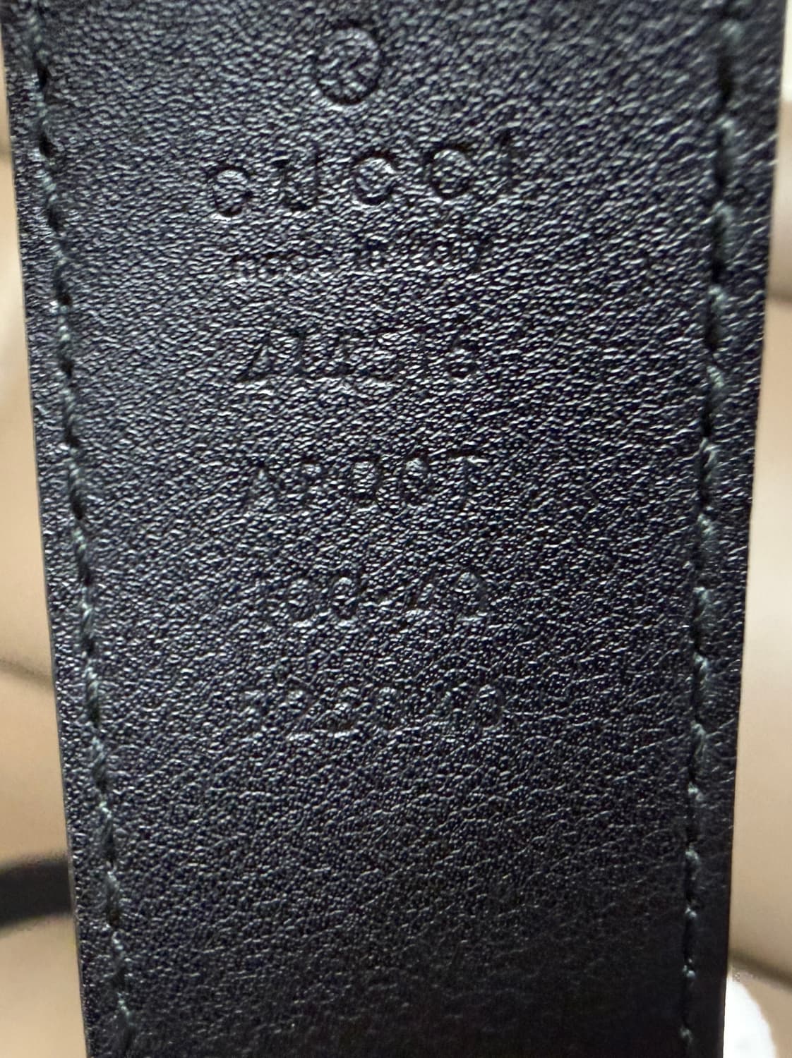 [100/40] 구찌 GG 마몽 레더 벨트 금장 상품이미지9