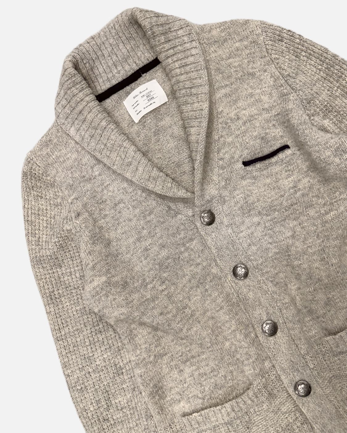 showl collar wool knit cardigan 상품이미지4