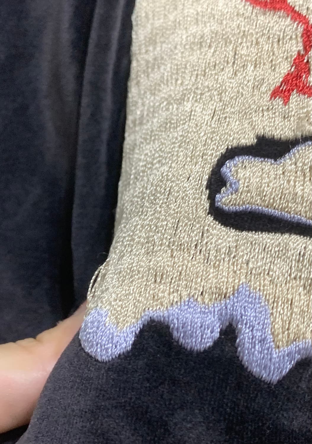 [4]캐피탈 벨베틴 설파이드 수베니어 레인 스컬 자켓 블랙 상품이미지9