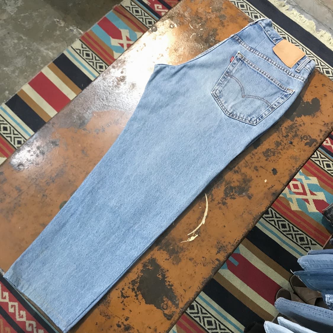 리바이스 550 연청 데님 팬츠 허리 36 상품이미지2