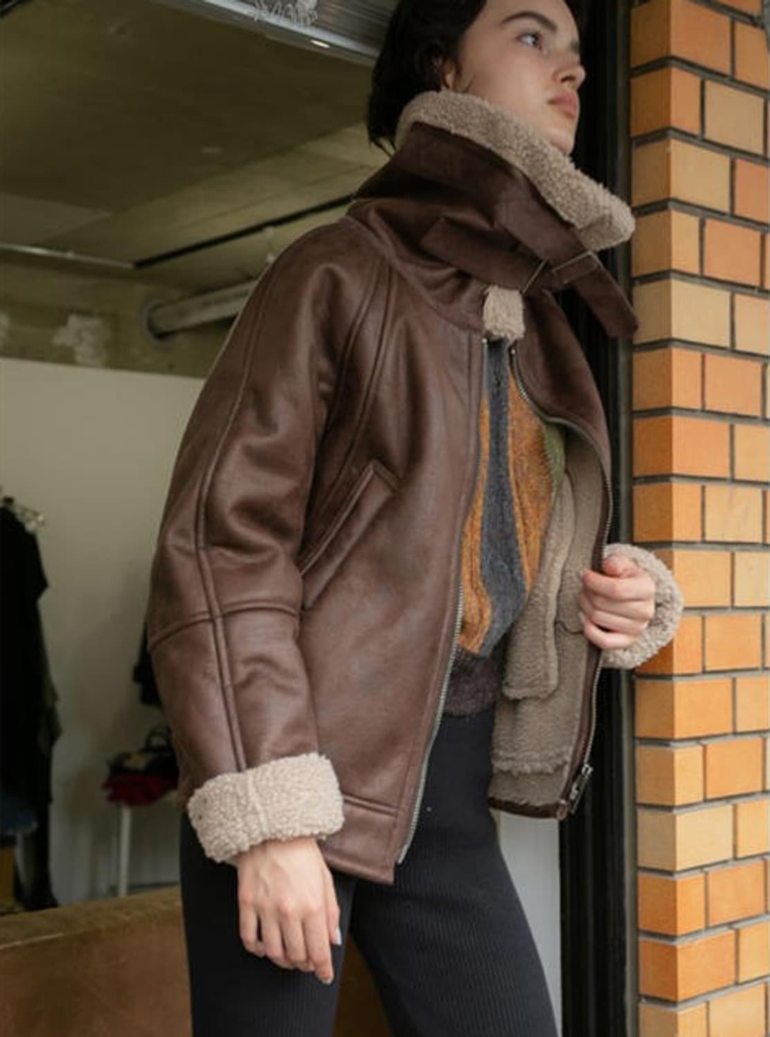 F) perverze 퍼버즈 무스탕 상품이미지2