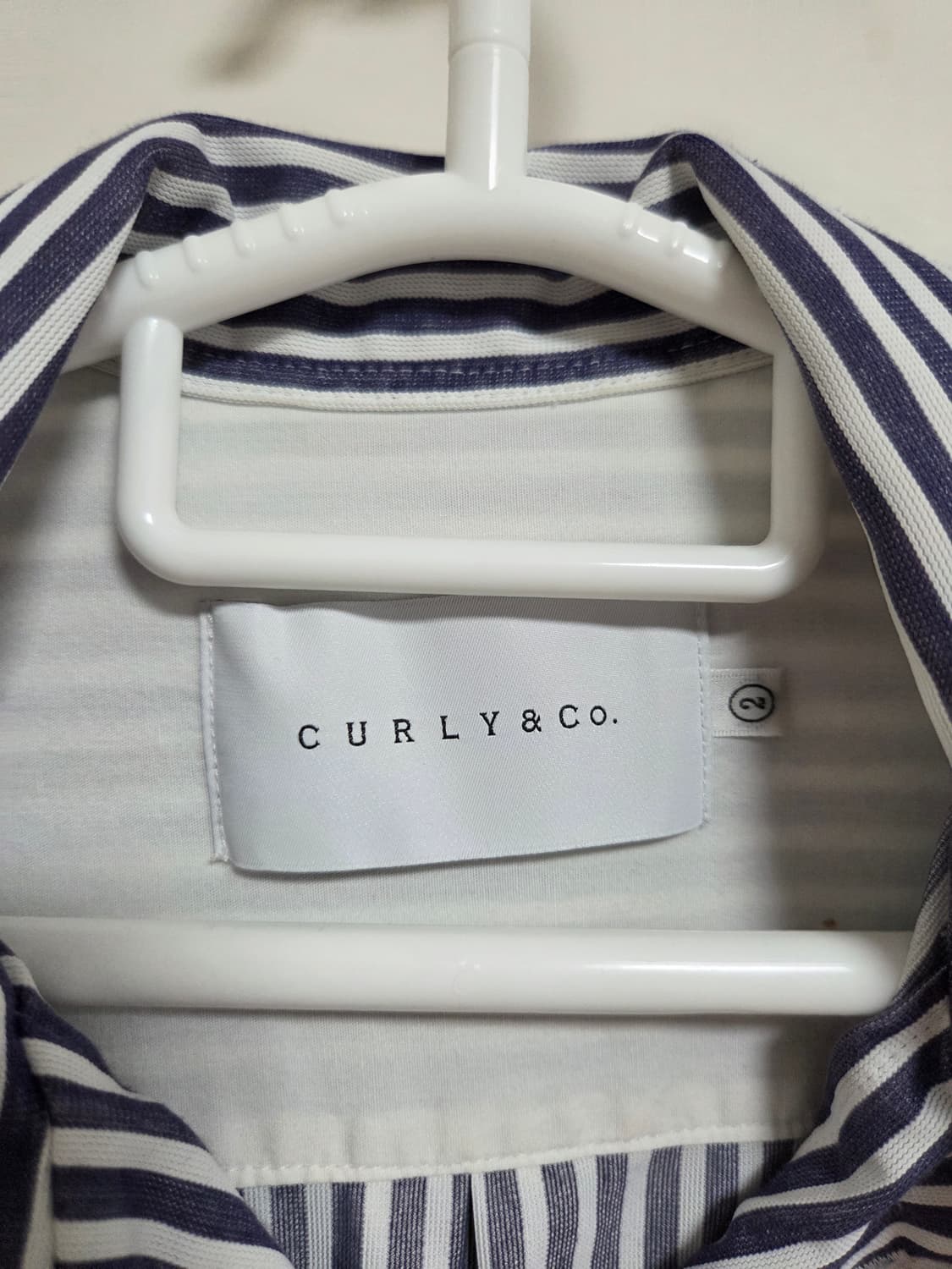 curly&co 스트라이프 셔츠 2사이즈 상품이미지2