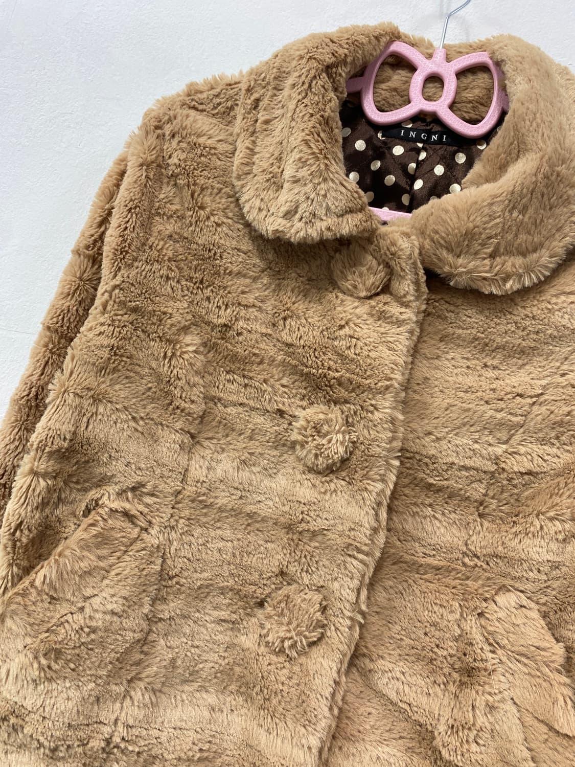 [INGNI] 잉그니 라떼갸루 폭닥 퍼 숏코트 상품이미지5