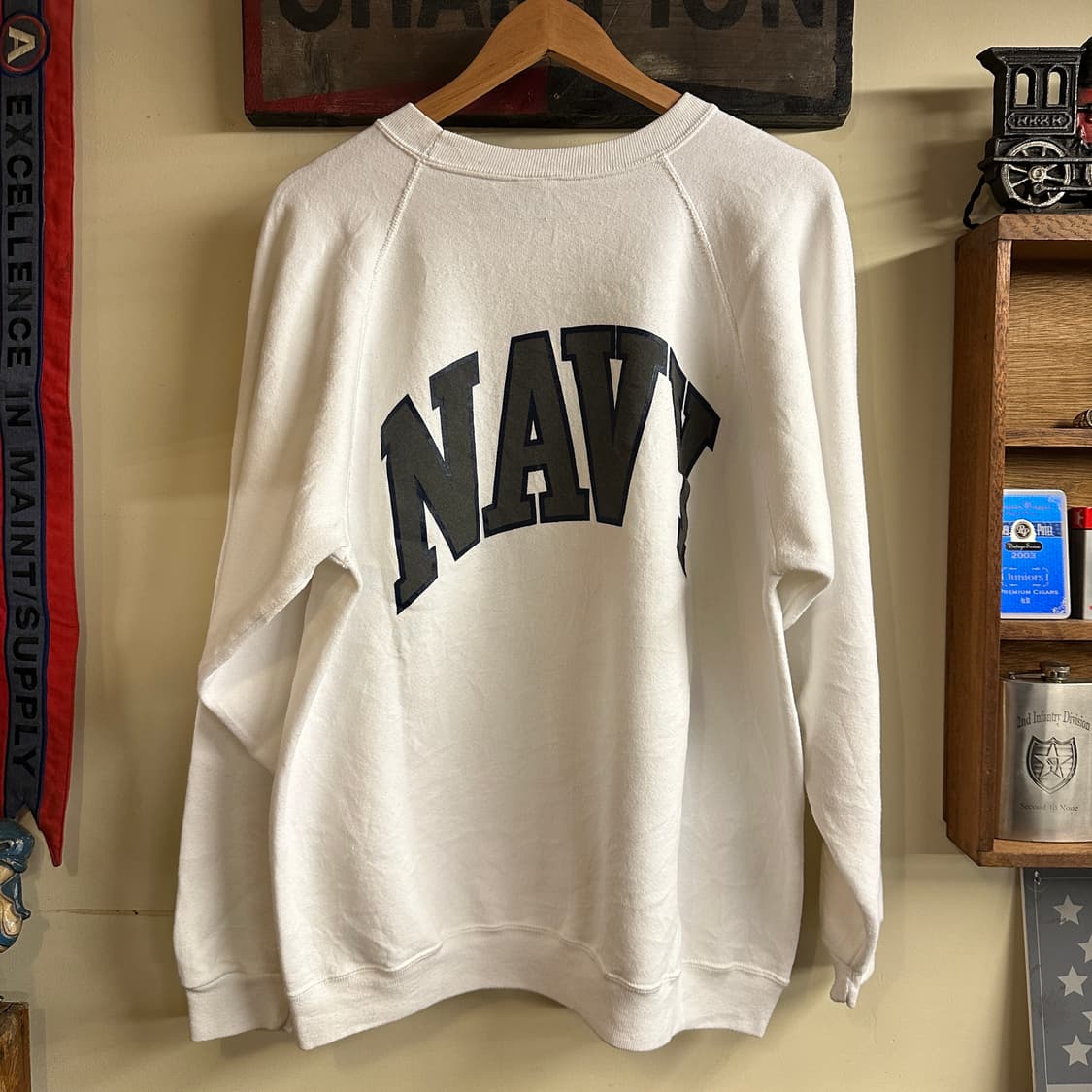 미군 soffe navy 맨투맨 XL 상품이미지8