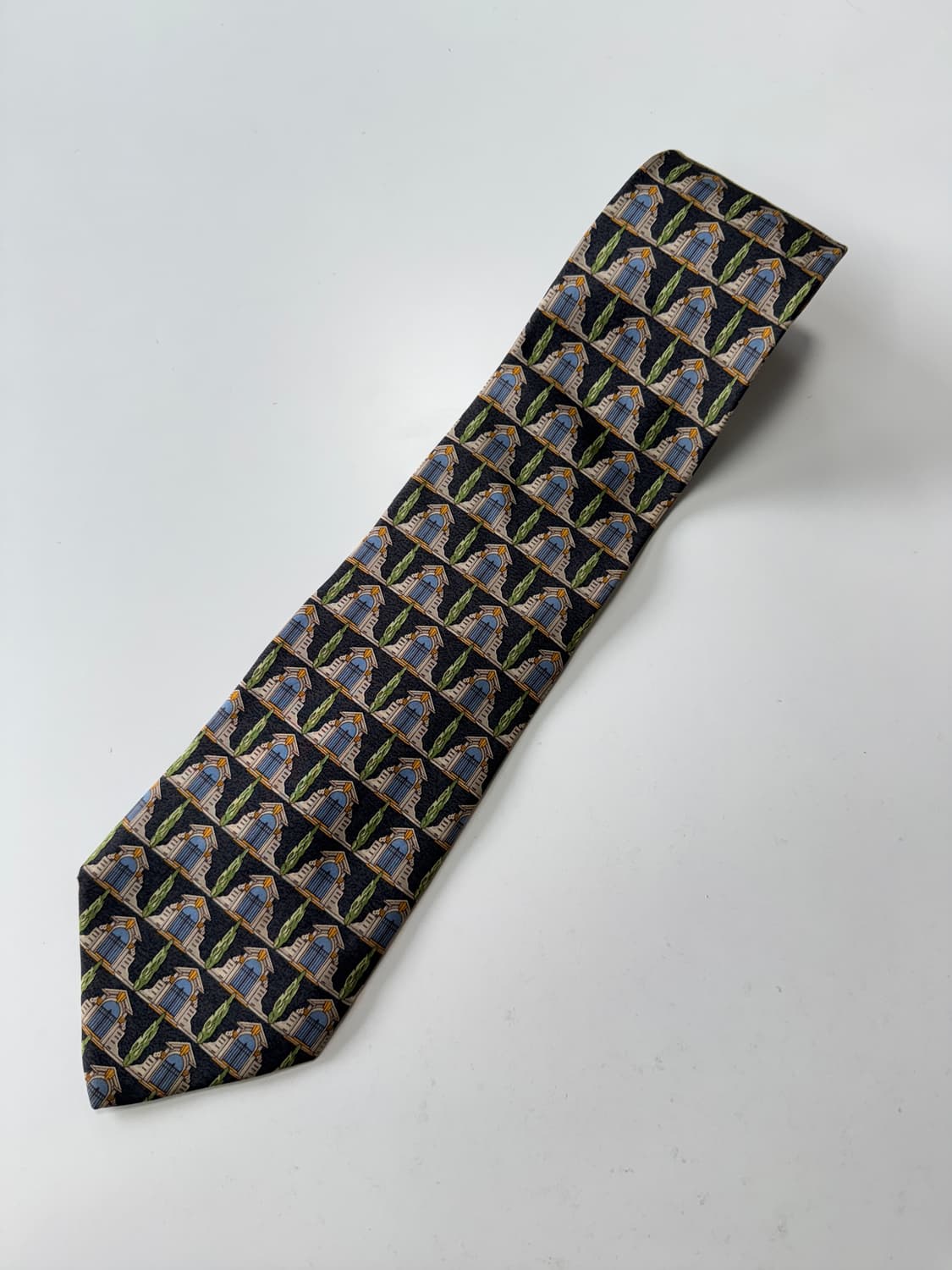 던힐(Dunhill) 실크 넥타이 9.5cm 상품이미지1