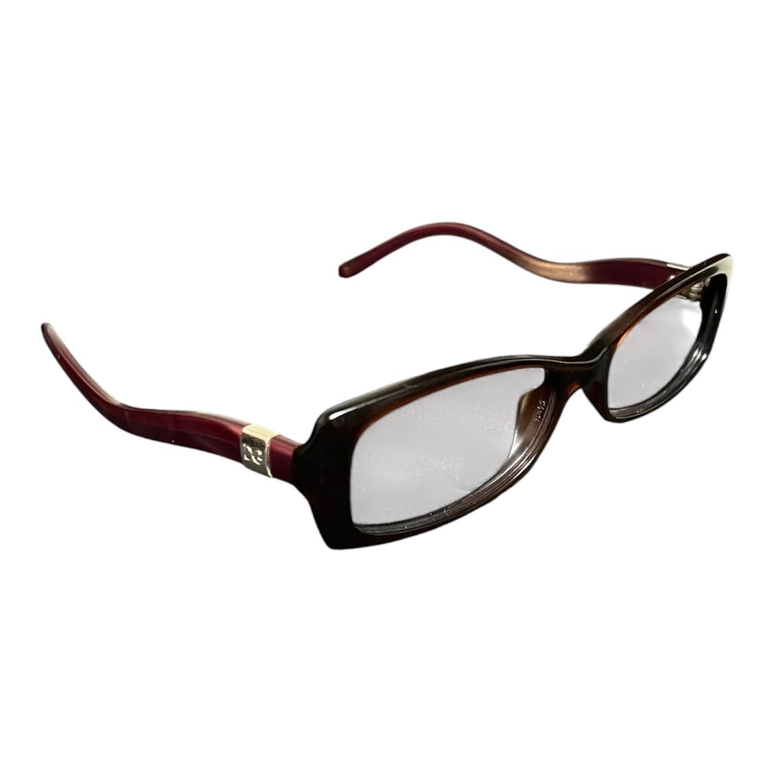 Dolce & Gabbana DG로고 버건디 브라운 안경테 긱시크 상품이미지2