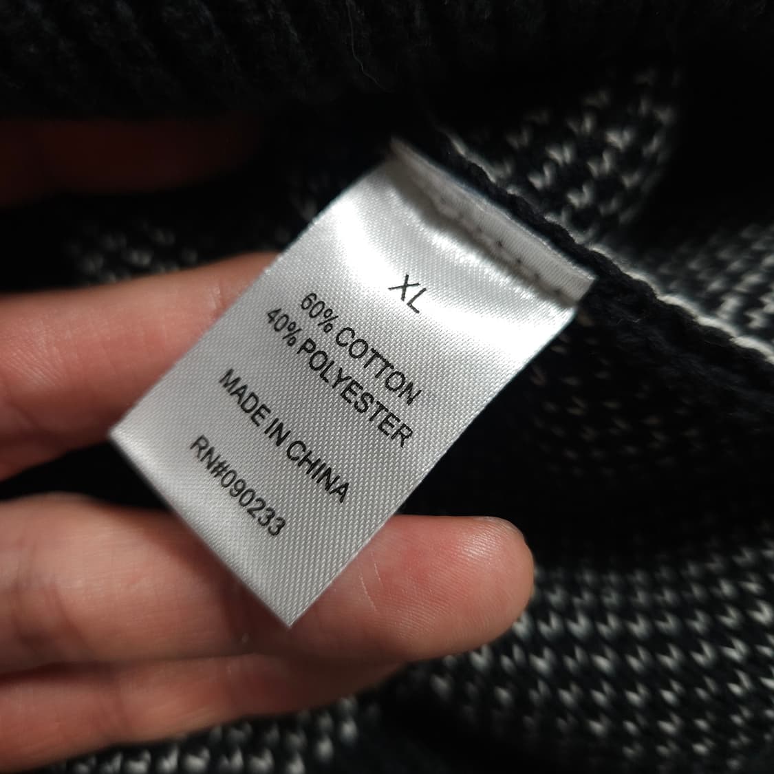 피어오브갓 에센셜 니트 블랙 상품이미지6