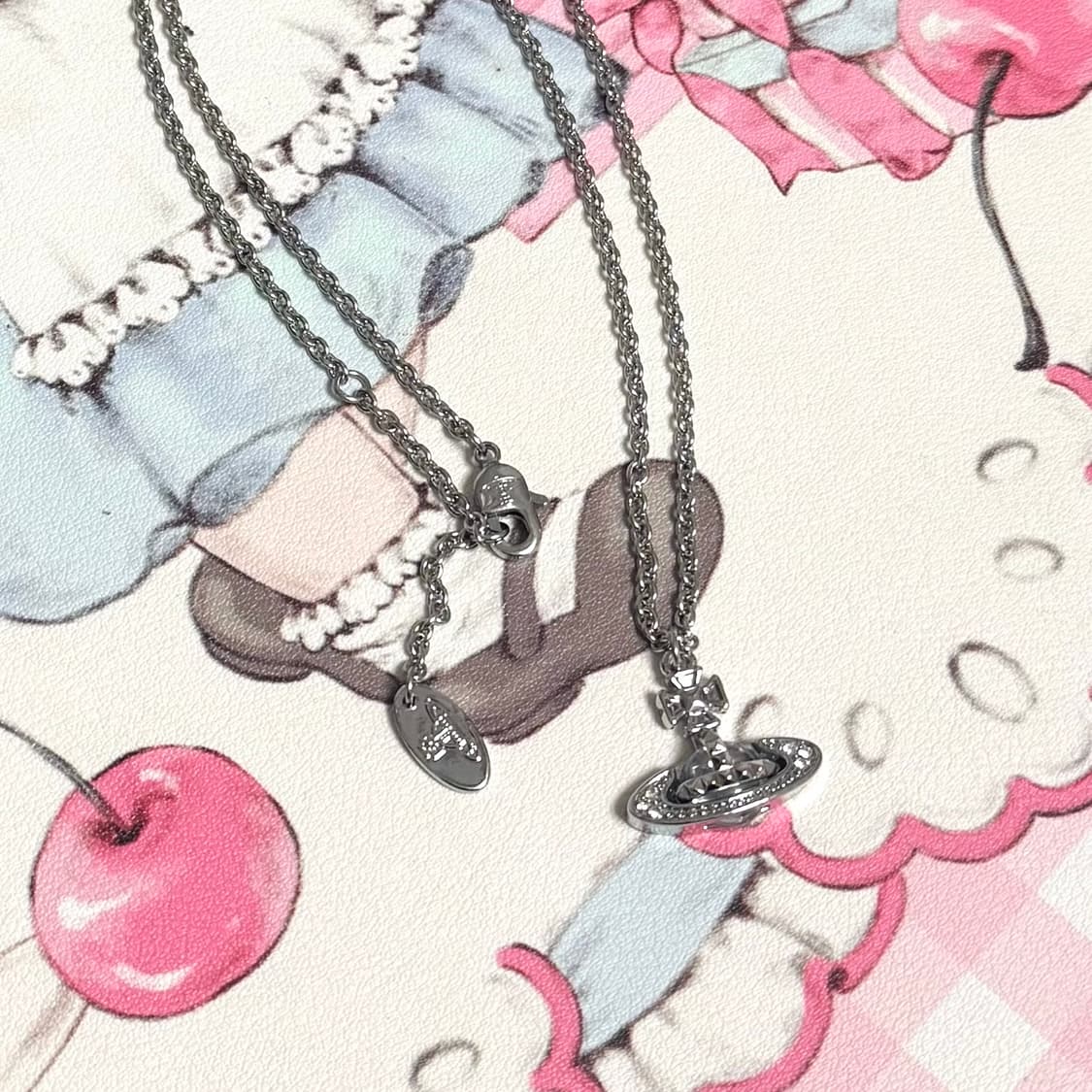 비비안웨스트우드 orb 목걸이 상품이미지2