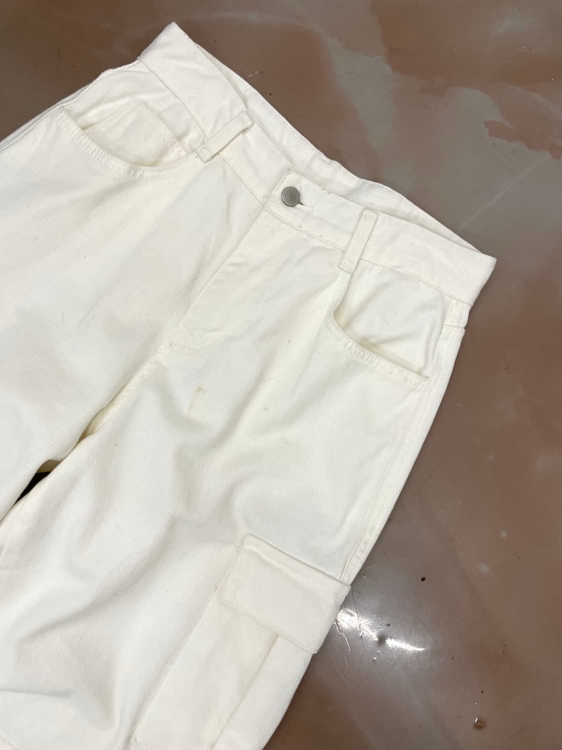 white pocket detail pants 상품이미지4