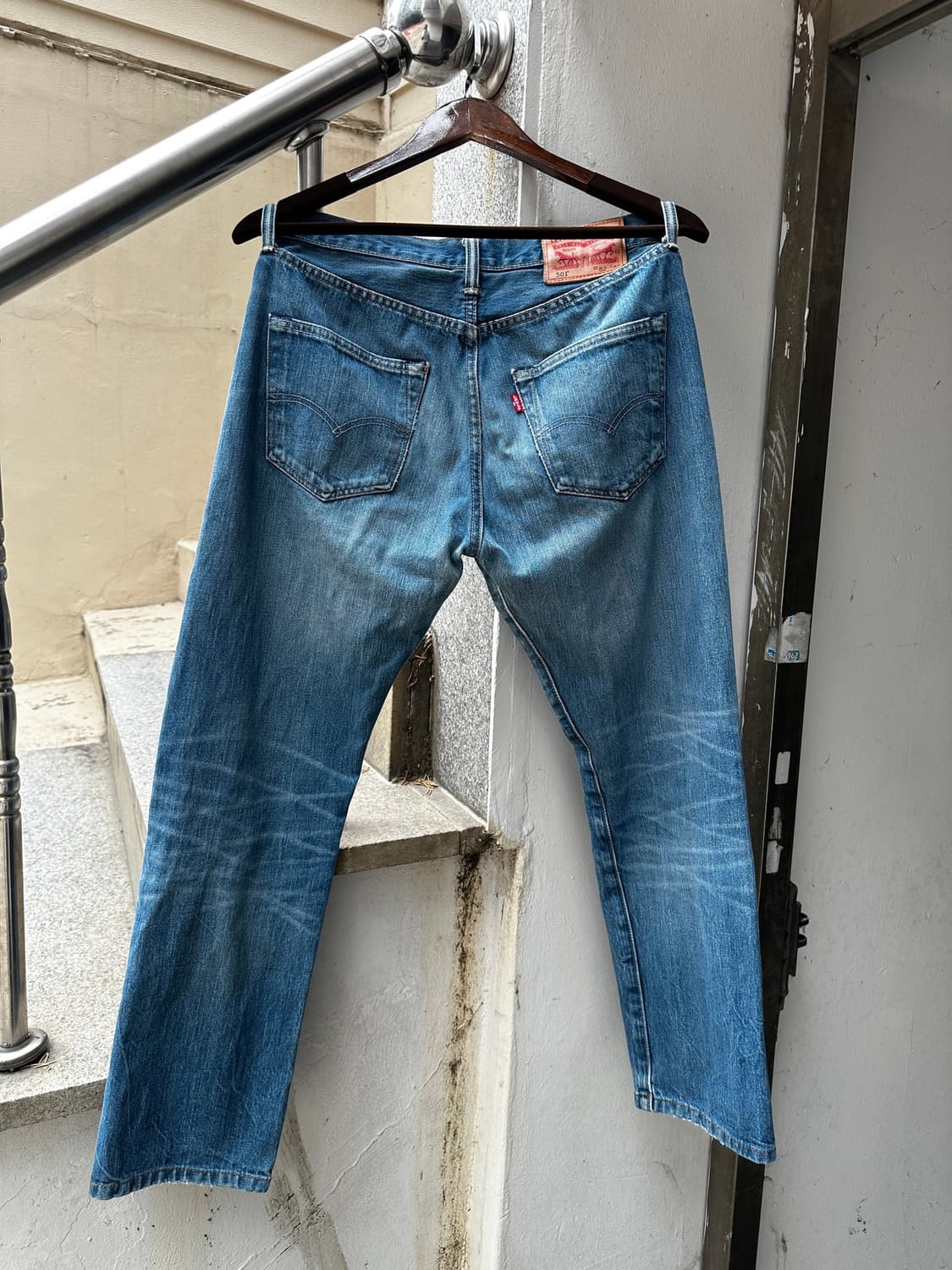 Levi’s 501 워싱 데님 팬츠 mexico w29 상품이미지3