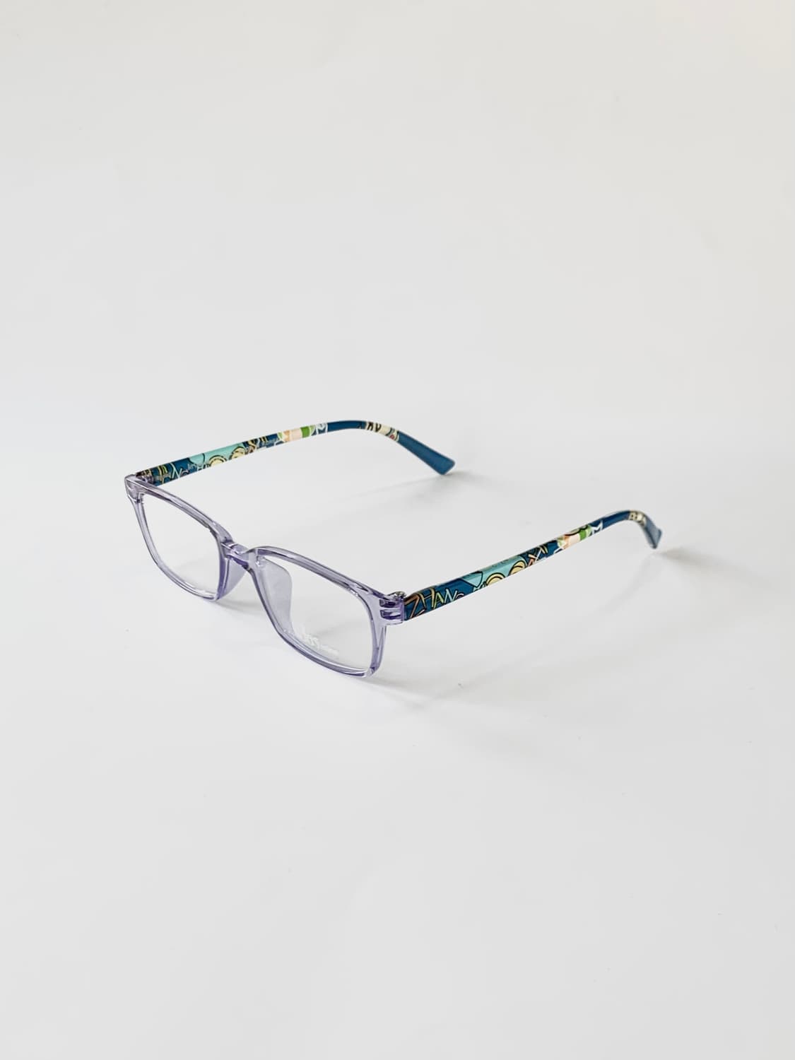 [픽키-632] 애니메이션 짱구 사각 안경 클리어 파랑 상품이미지1