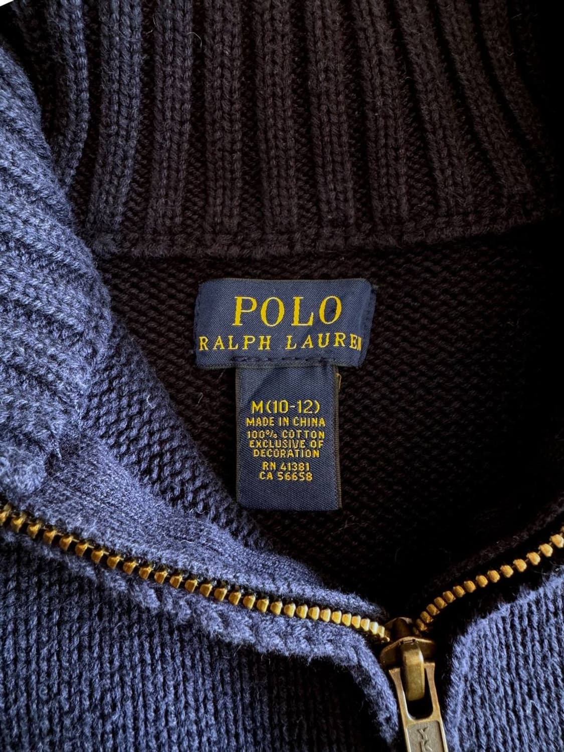 폴로 랄프로렌 쿼터집 코튼 스웨터 상품이미지5