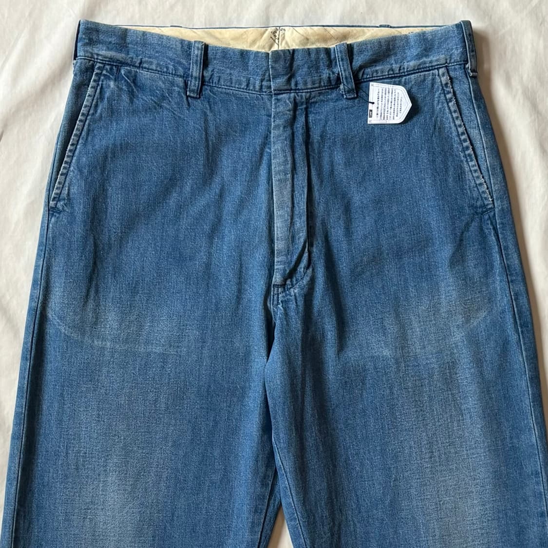 [32] Lee 신치백 세미 와이드 워싱 데님 팬츠 상품이미지2