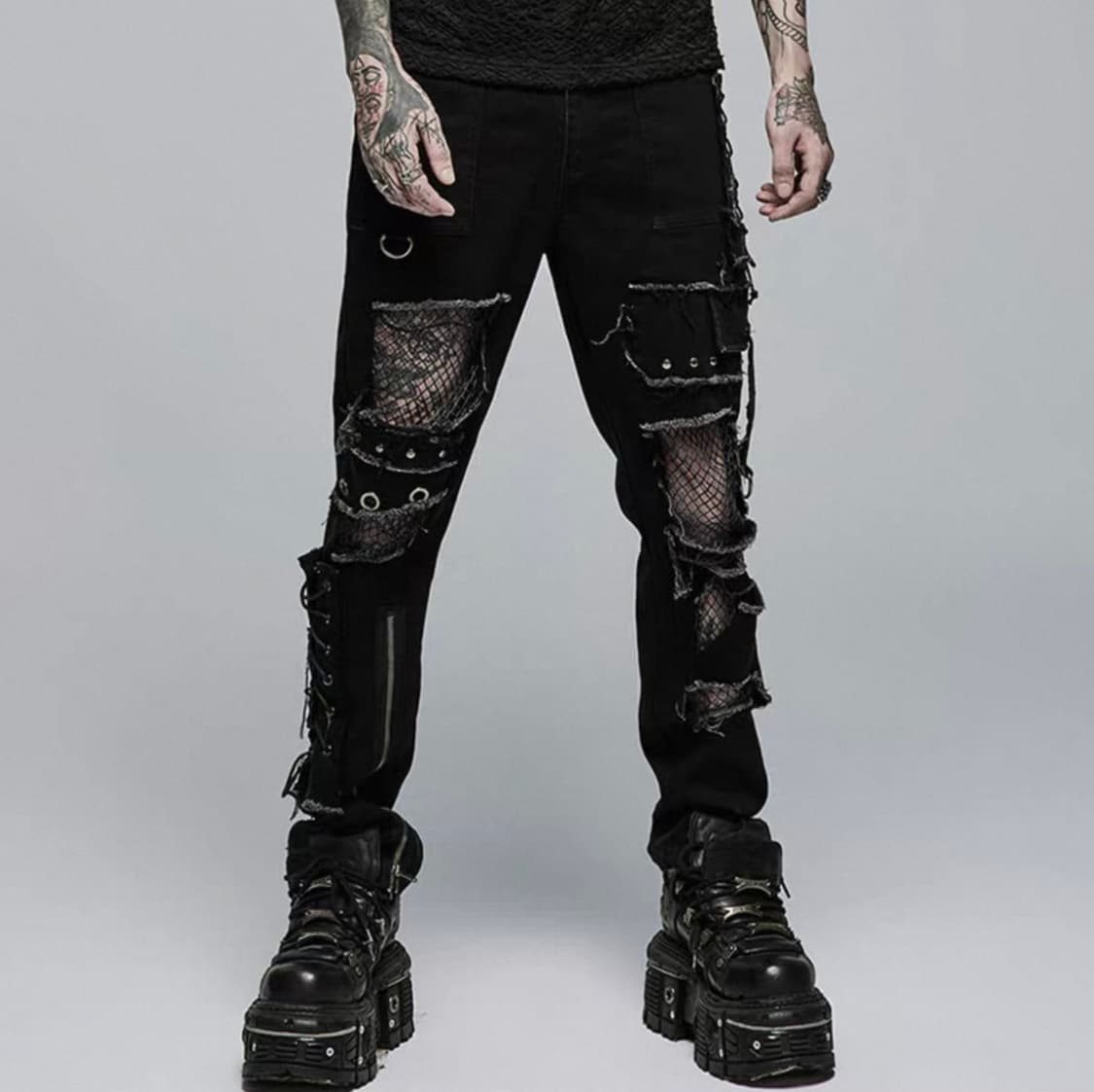 Punkrave Deranged World Trousers 상품이미지1