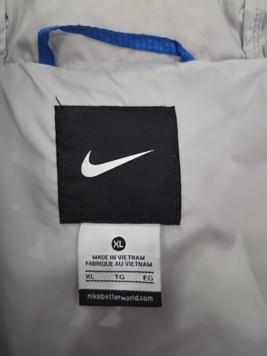 나이키 블루 구스다운 패딩_XL 상품이미지4