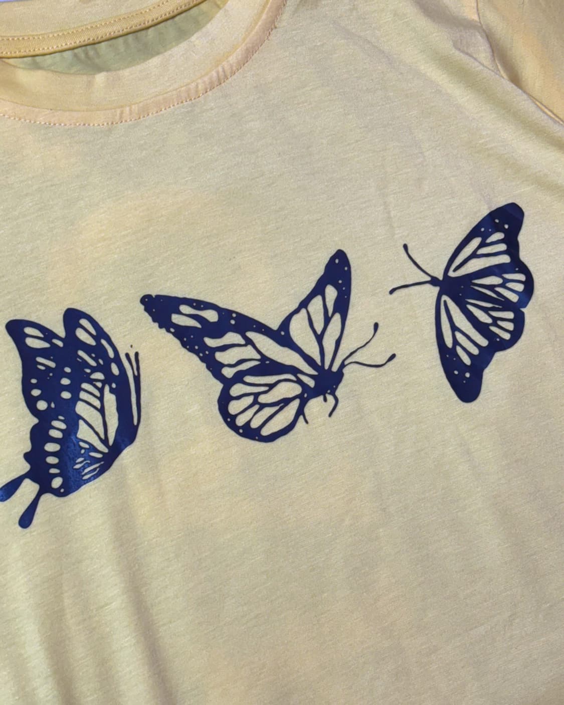 일본빈티지 나비 티셔츠 상품이미지3