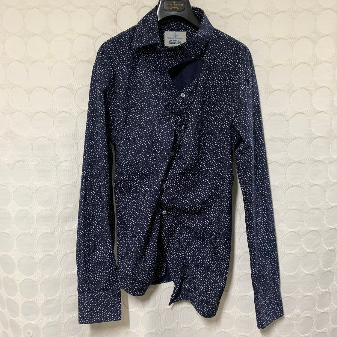 비비안 웨스트우드 어시메트릭 드레이프 칼라 셔츠 상품이미지5