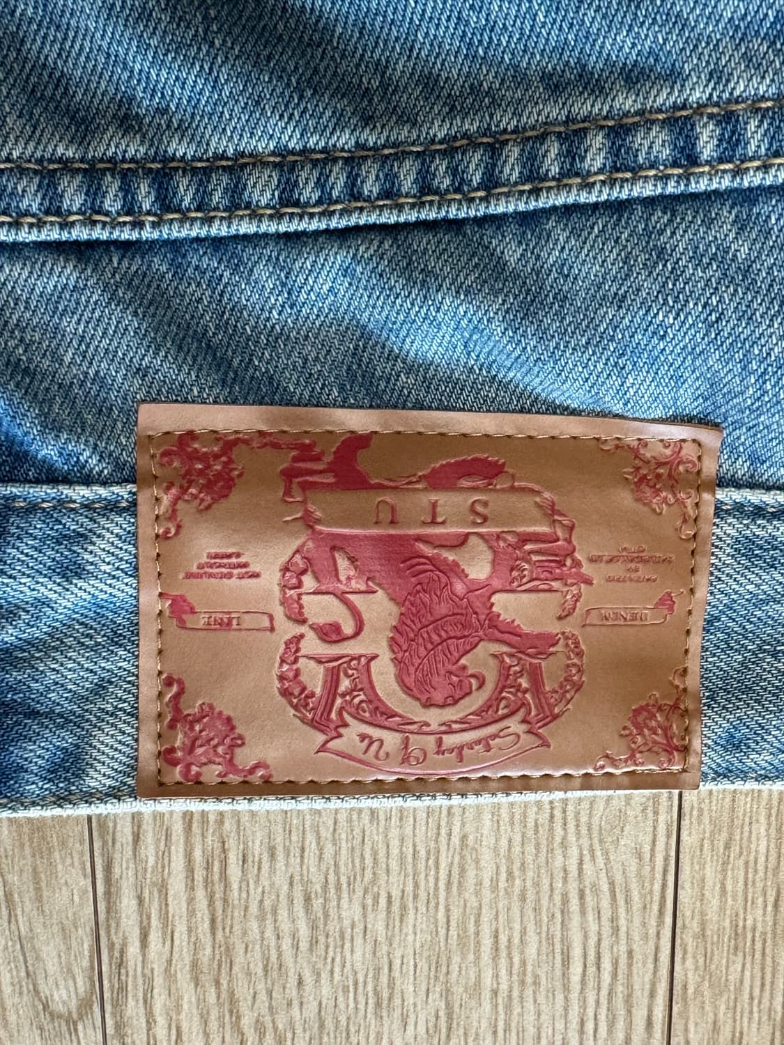 STU 브러쉬드 연청 데님 팬츠 S 상품이미지2