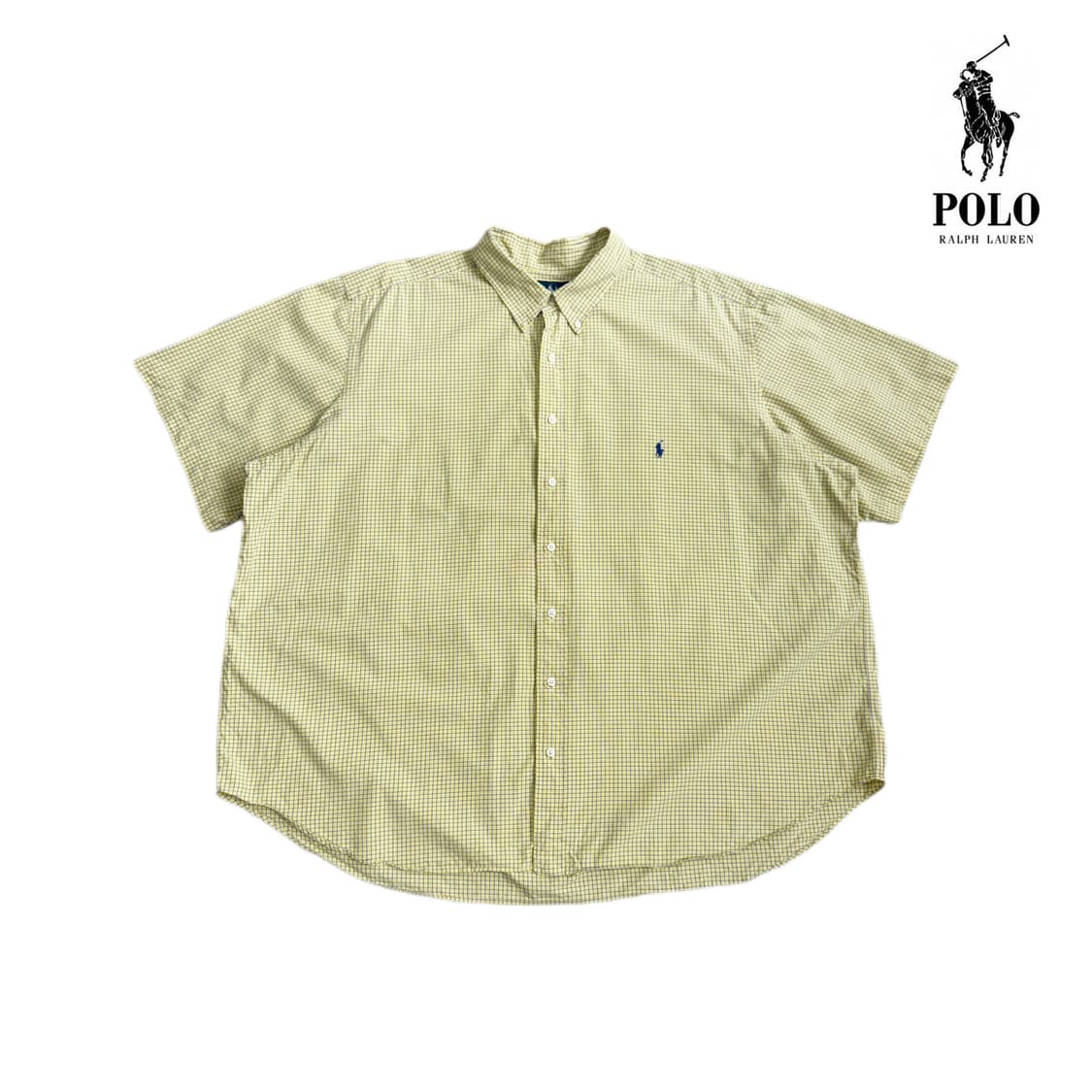 폴로 포니 빅사이즈 스트라이프 반팔 셔츠 상품이미지1