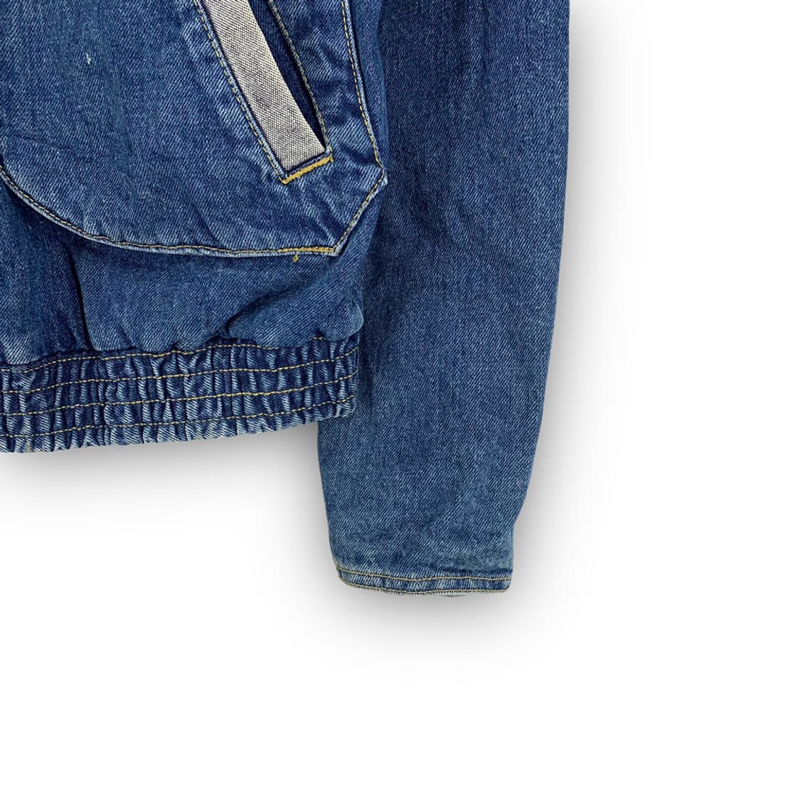 게스 80’s 백 투더 퓨처 데님 봄버 자켓 상품이미지4