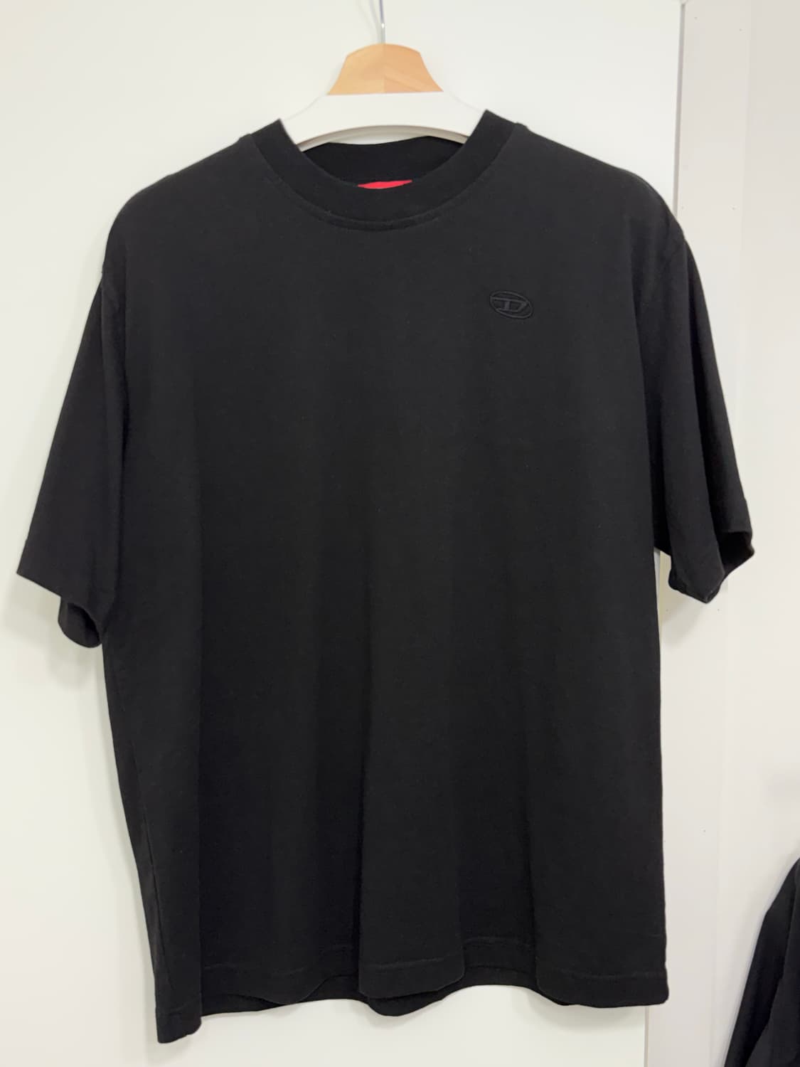 디젤 T 보기 백 로고 티셔츠 블랙 상품이미지3