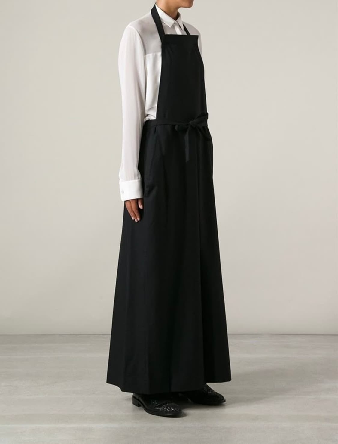 요지 야마모토 워크샵 서스펜더 랩 스커트 원피스 에이프런 타입 상품이미지9