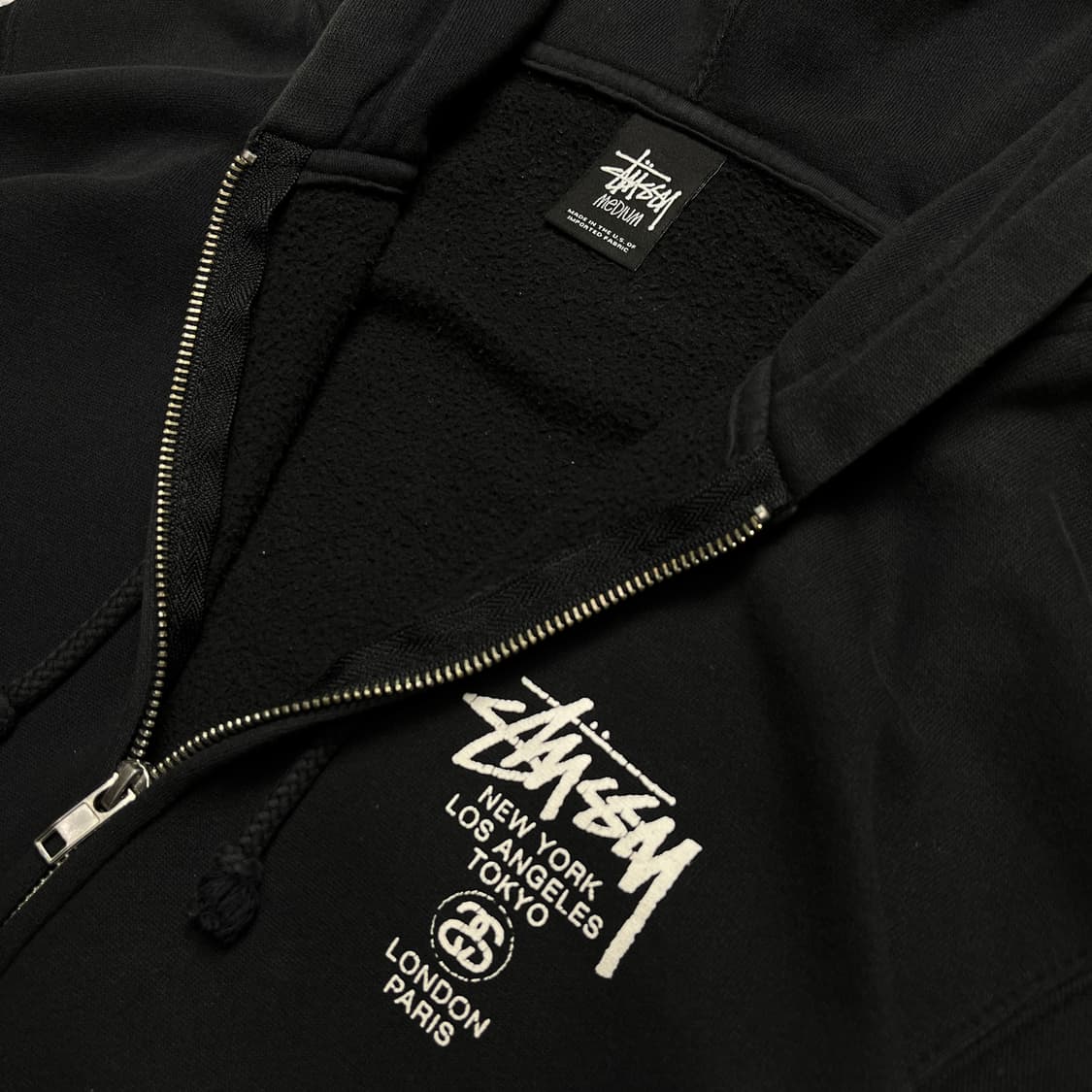 Stussy World Tour Zip Hoodie 상품이미지3
