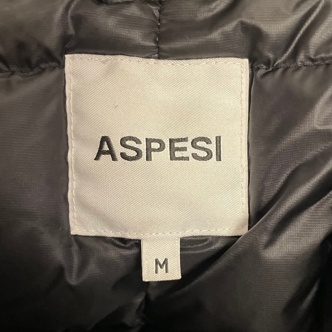 아스페시 블랙 패딩 코트 자켓   상품이미지5