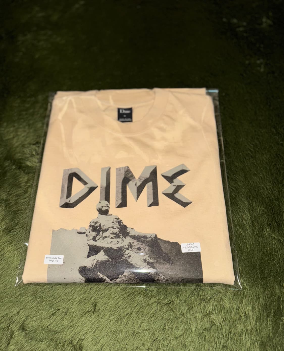 [M] DIME 다임 MADE IN USA 튜블러 티셔츠 베이지 상품이미지10