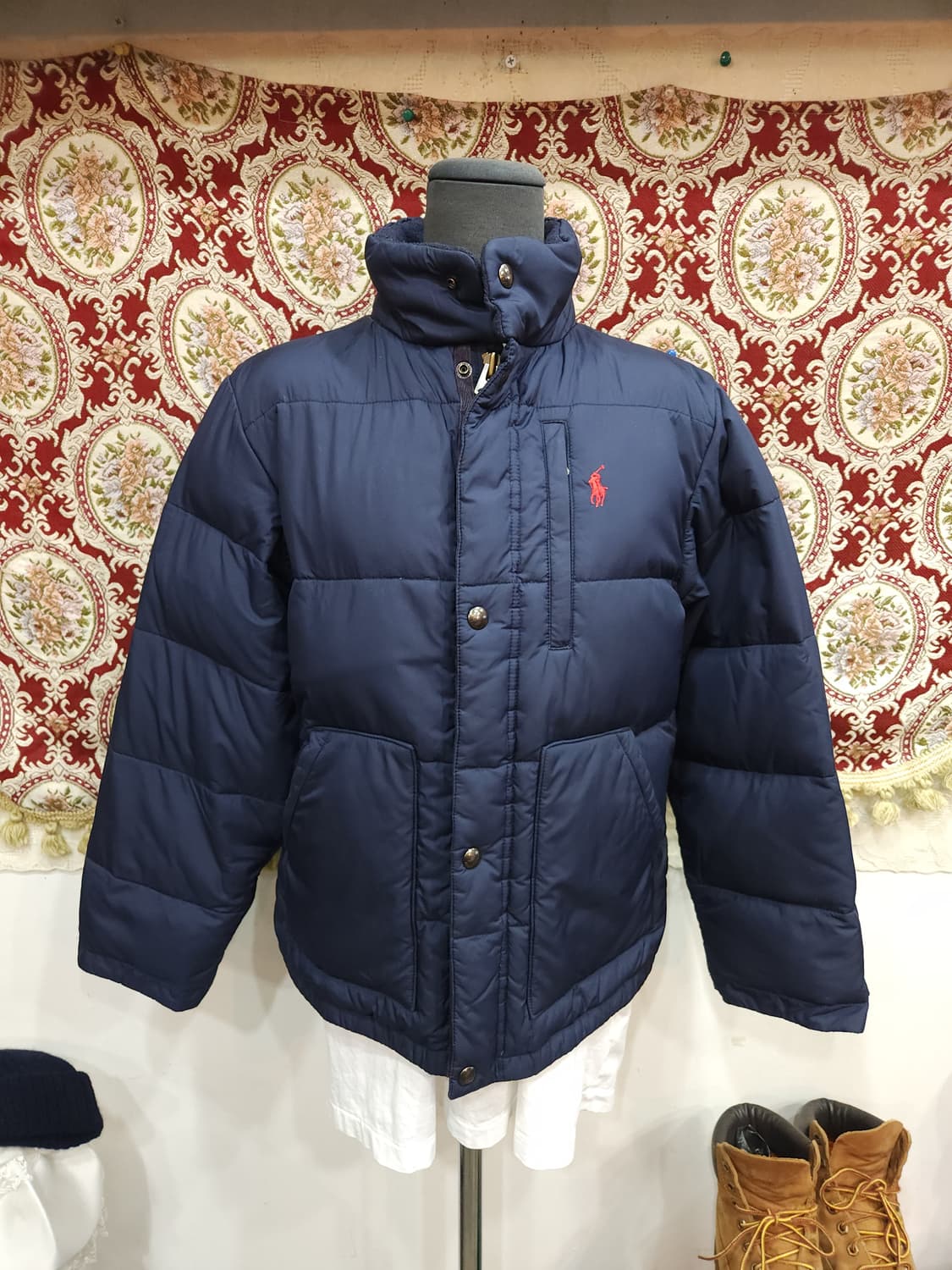 폴로 랄프로렌 네이비 오리털 숏 패딩점퍼

 상품이미지1