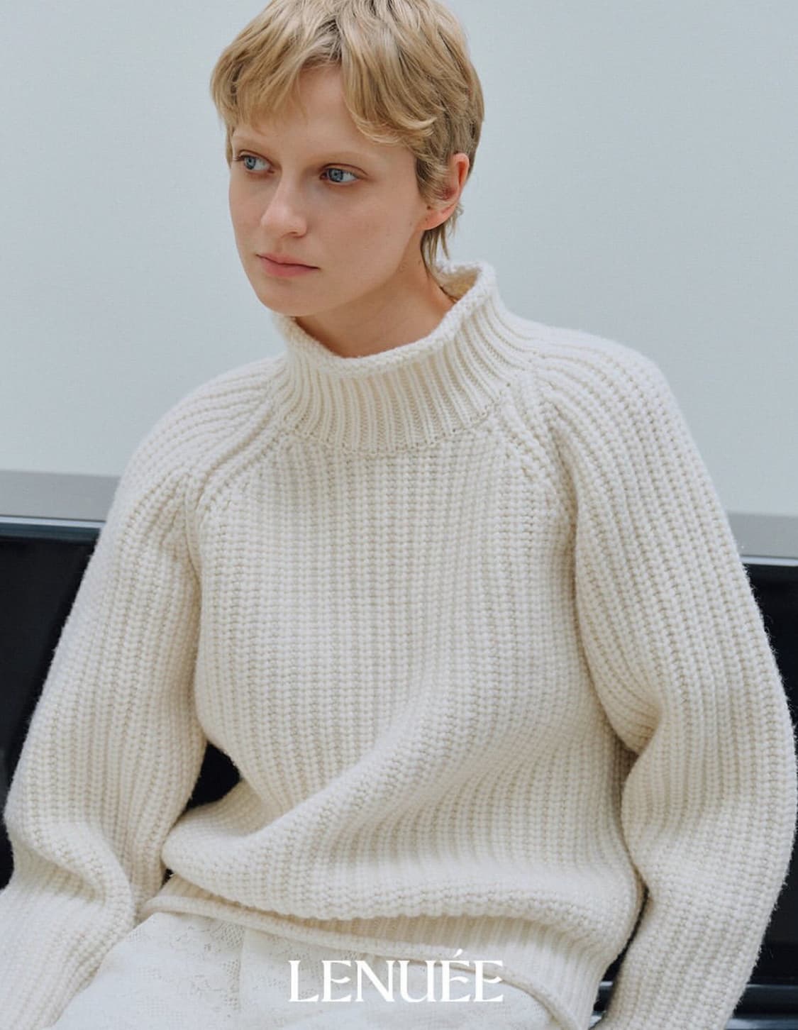 르누이 아이보리 니트 상품이미지2