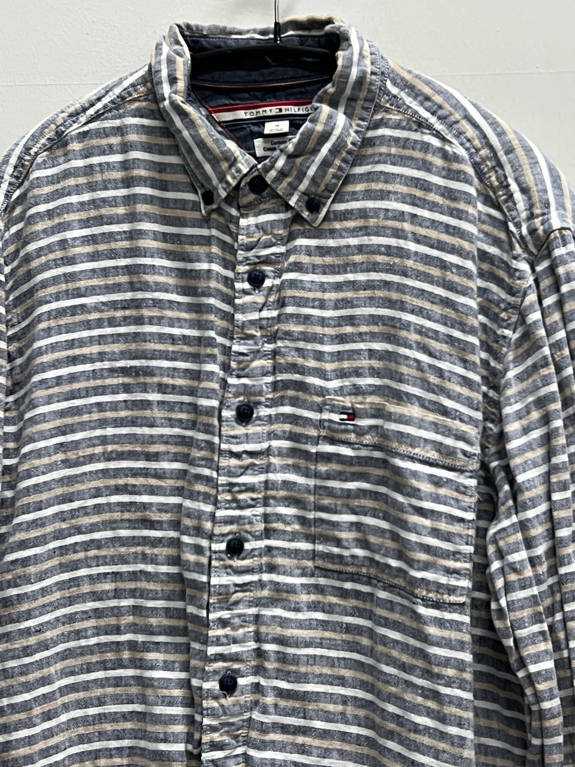 타미힐피거 스트라이프 셔츠 상품이미지3