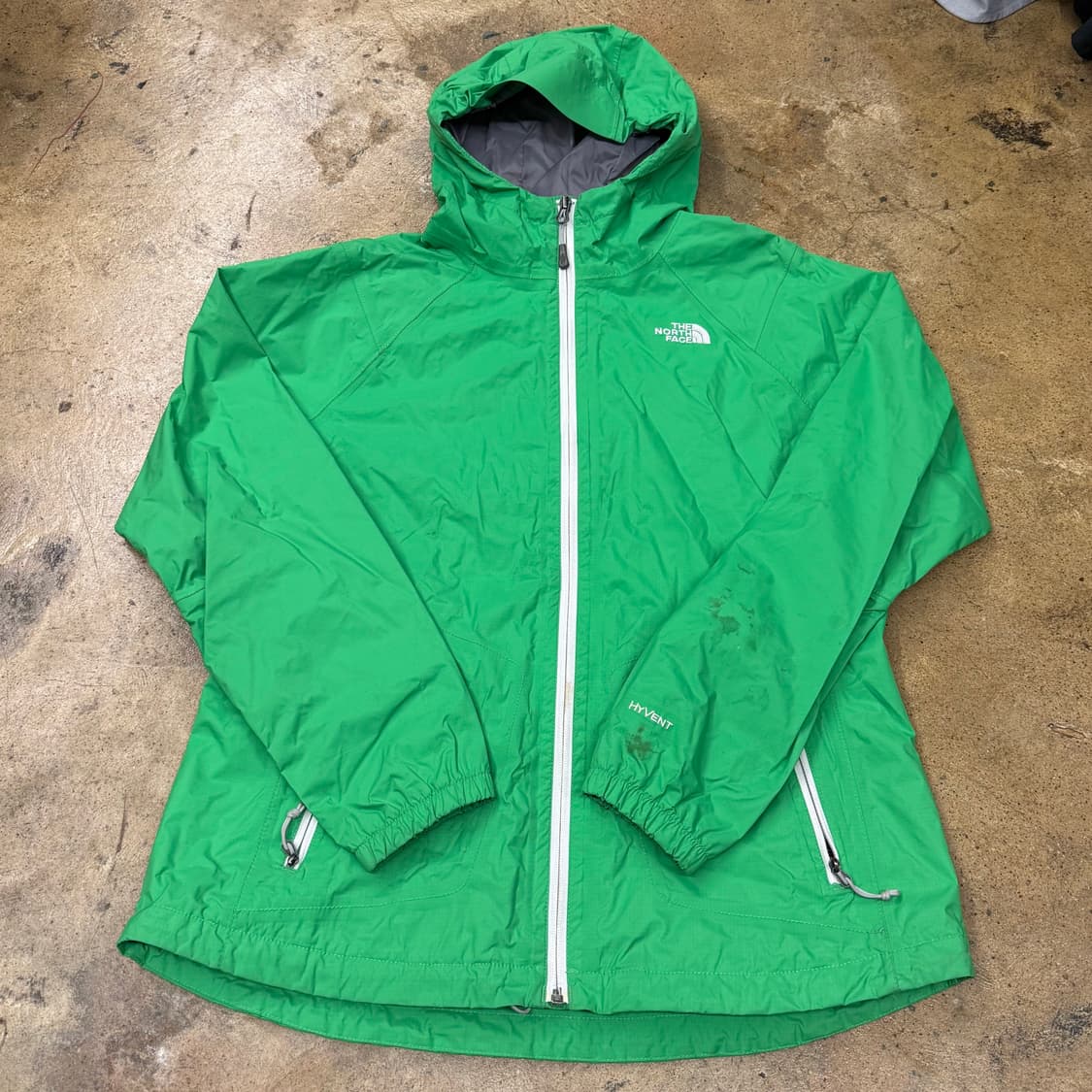 [정품/L] 노스페이스 HYVENT 그린 바람막이 b17 상품이미지2