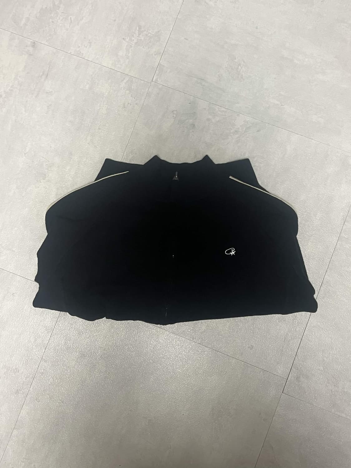 코르테이즈 니트 집업 플리스 블랙 상품이미지5