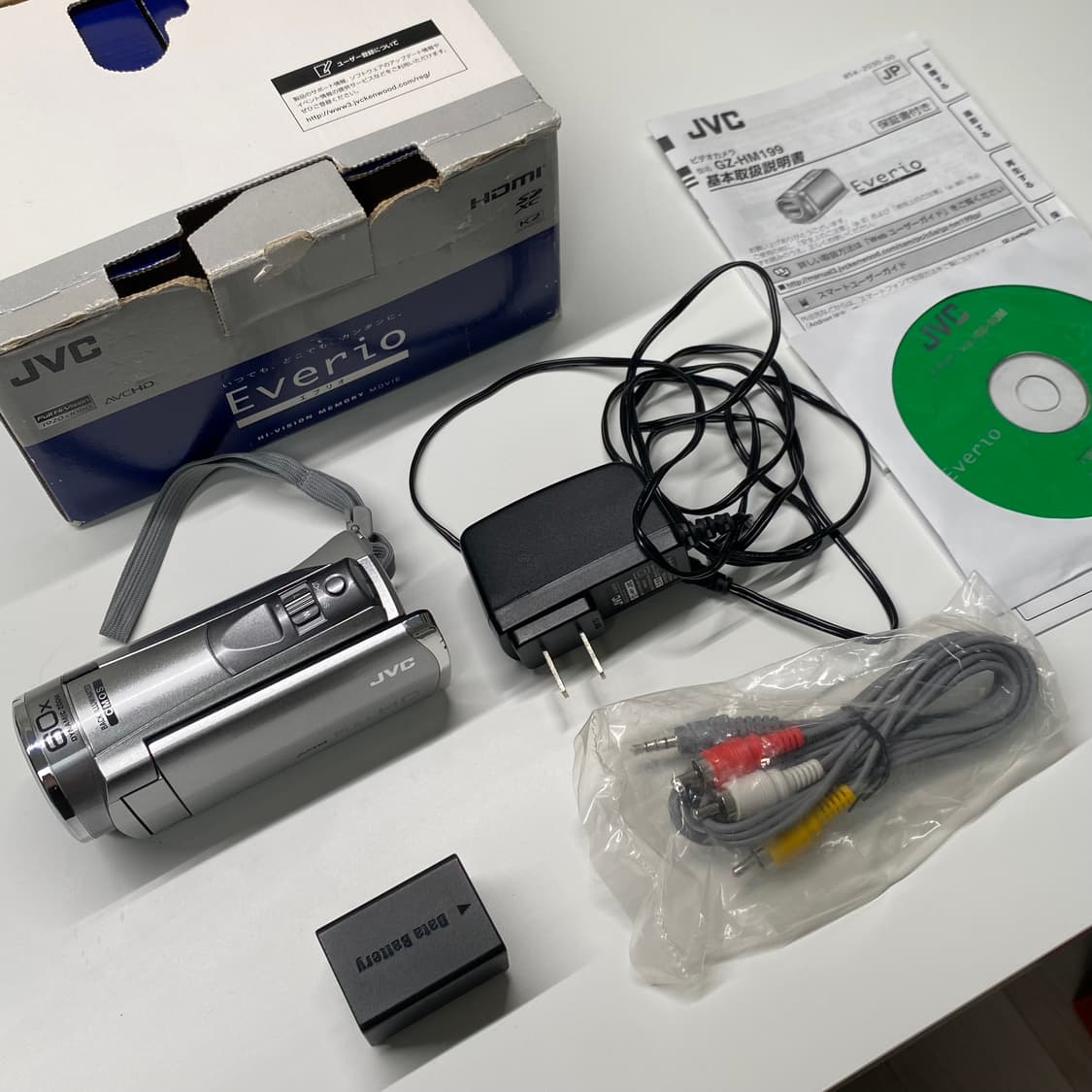 JVC hm199 빈티지 캠코더 풀박스 상품이미지5