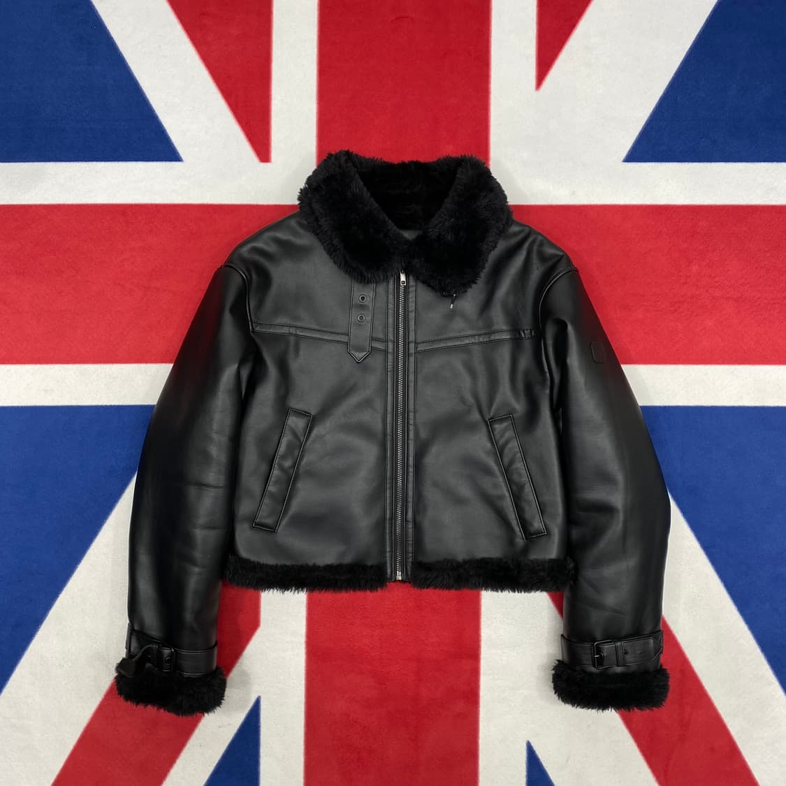 빈티지 크롭 무스탕 여성 Free 상품이미지1