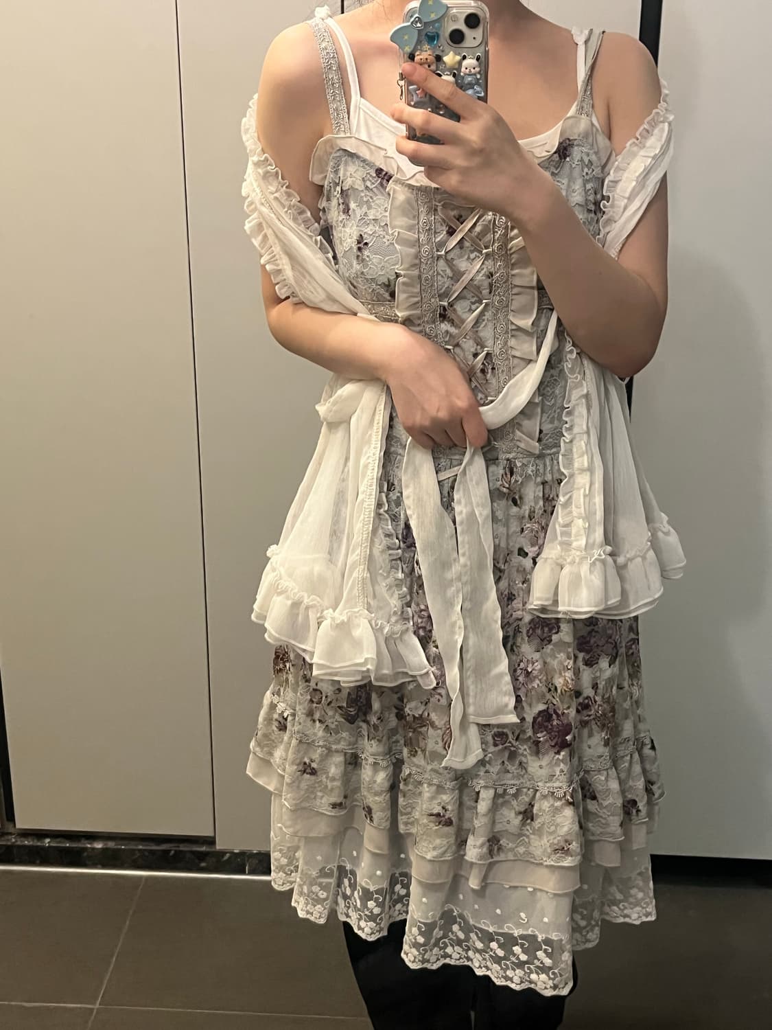 엑시즈팜 원피스+ 리즈리사 베스트가디건 포함 총4set 상품이미지2