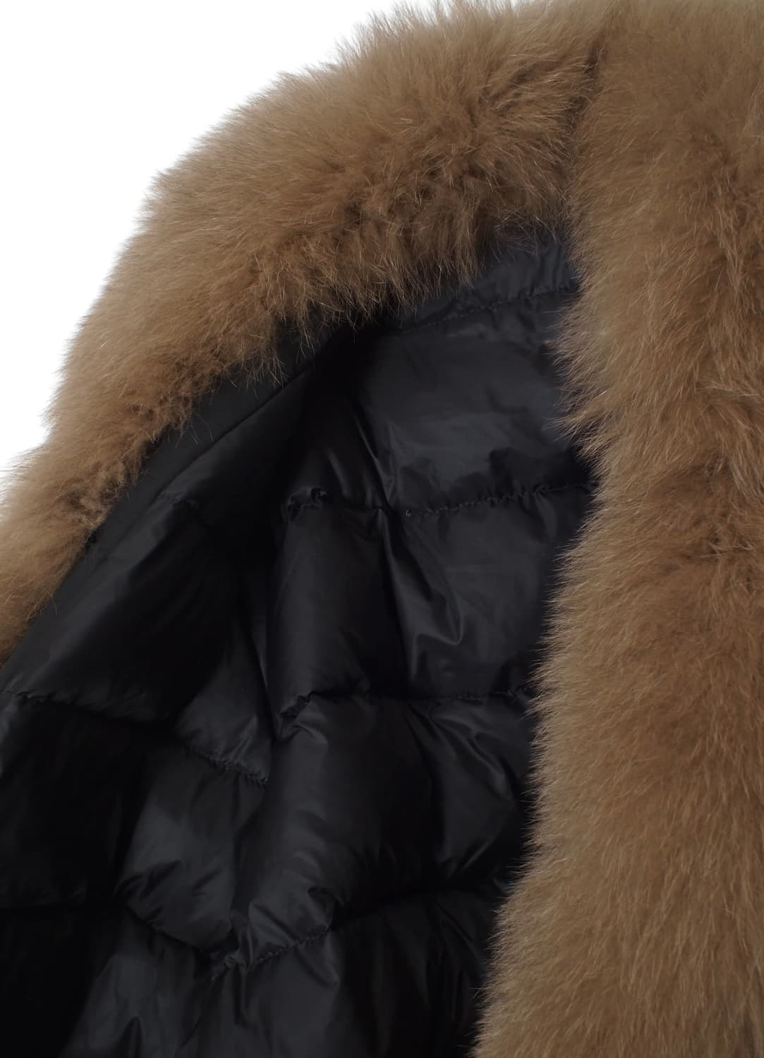 Fox fur collar goose down jacket 상품이미지4