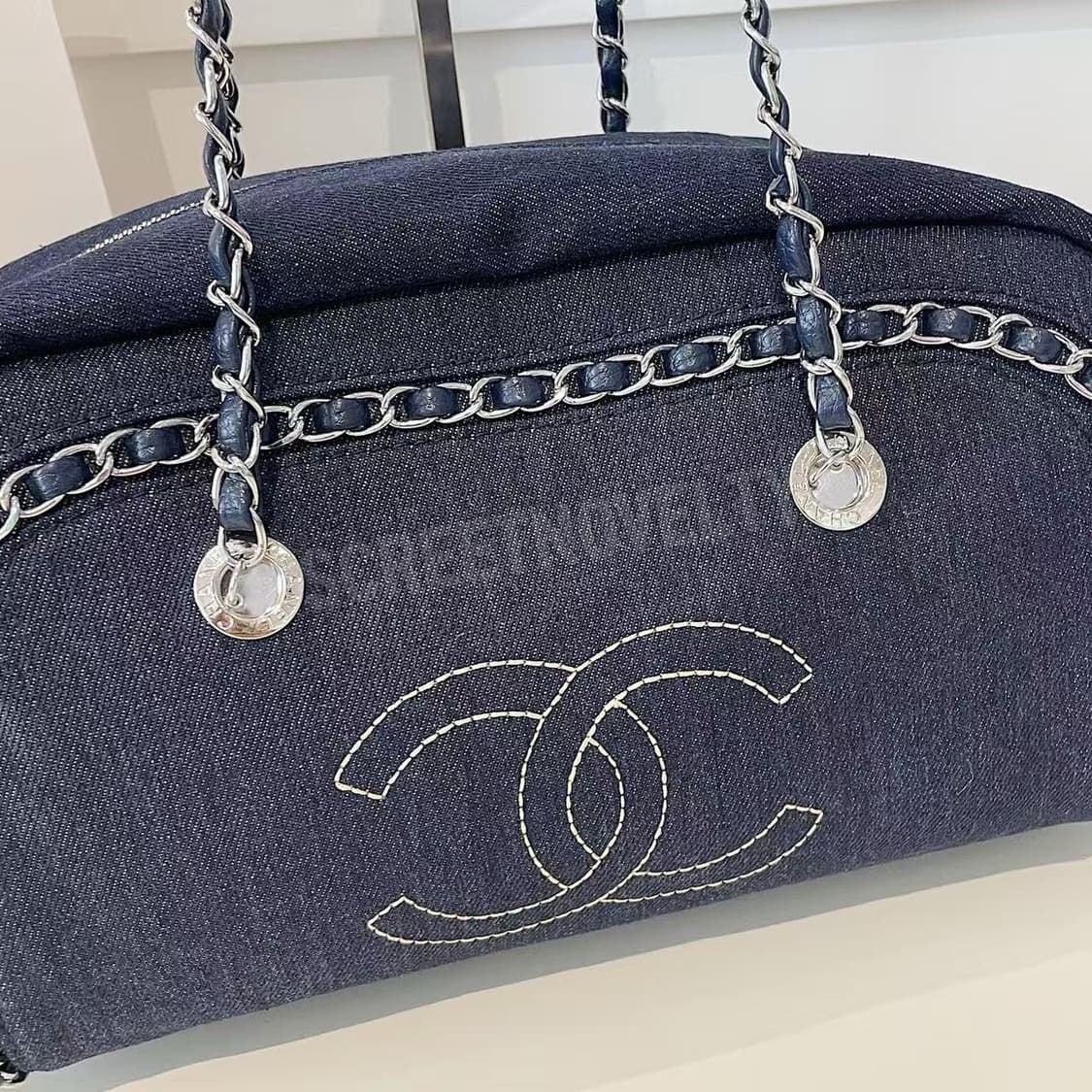 샤넬 빈티지 데님 보스턴 백 상품이미지6