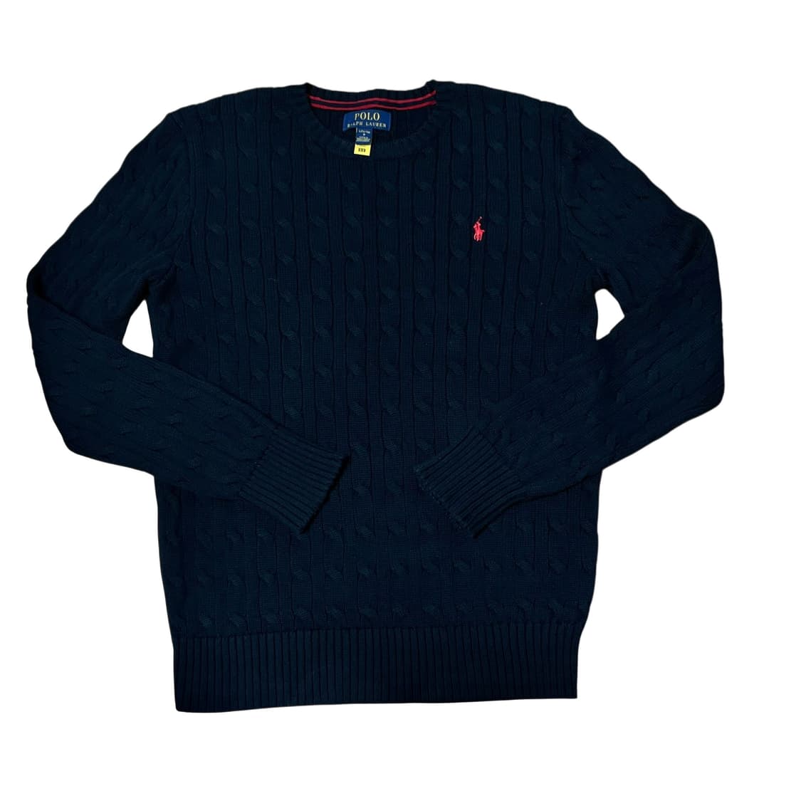폴로 랄프로렌 네이비 케이블 니트 L 상품이미지1