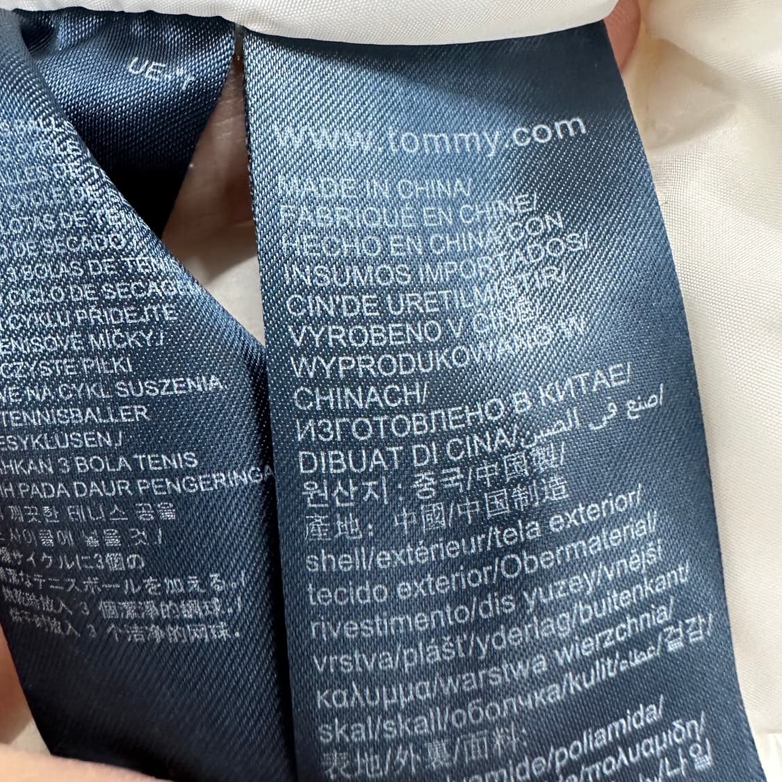 90 타미힐피거 여자 웰론 패딩 상품이미지5