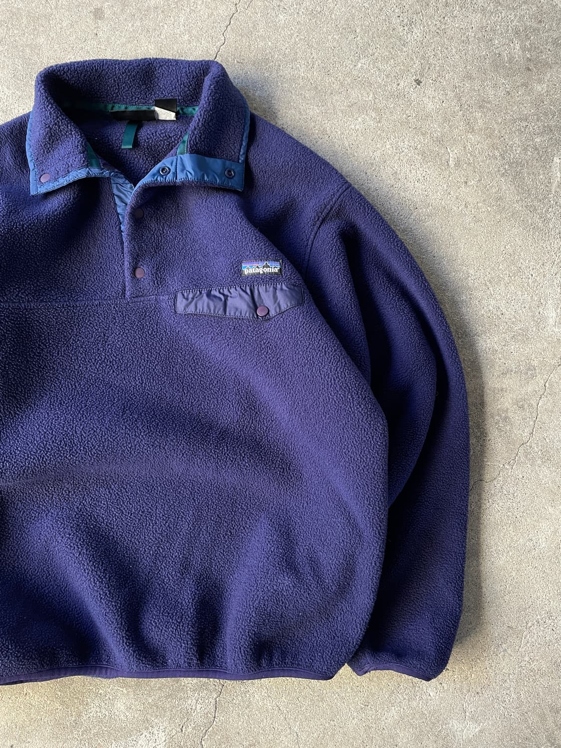 90s Patagonia Synchilla Purple SnapT 상품이미지3