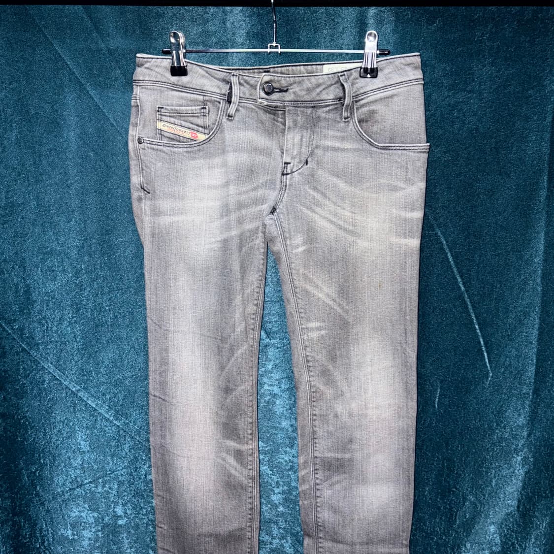 (29) 디젤 NEVY 레이디 슬림핏 그레이 진 상품이미지2