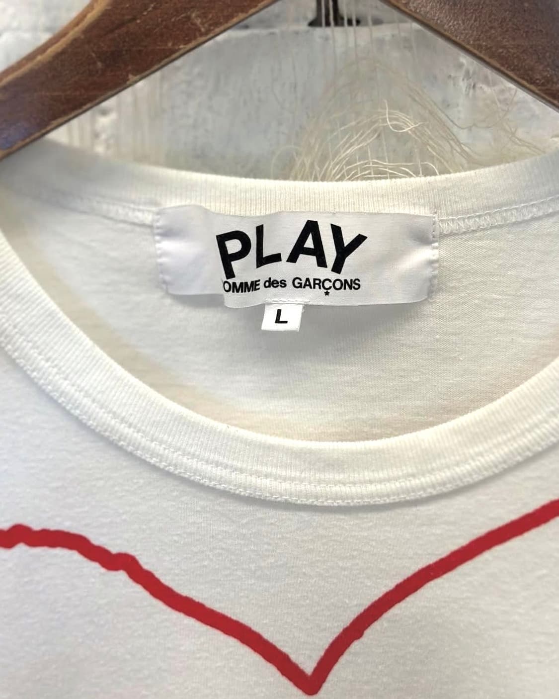 Comme des garcons red heart short sleeve 상품이미지3
