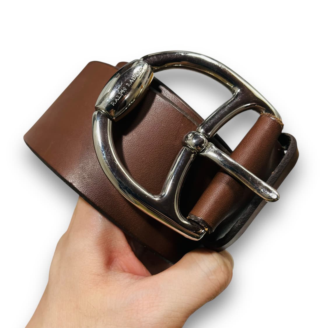 폴로 랄프로렌 웨스턴 D 버클 웨스턴 레더 벨트 상품이미지4