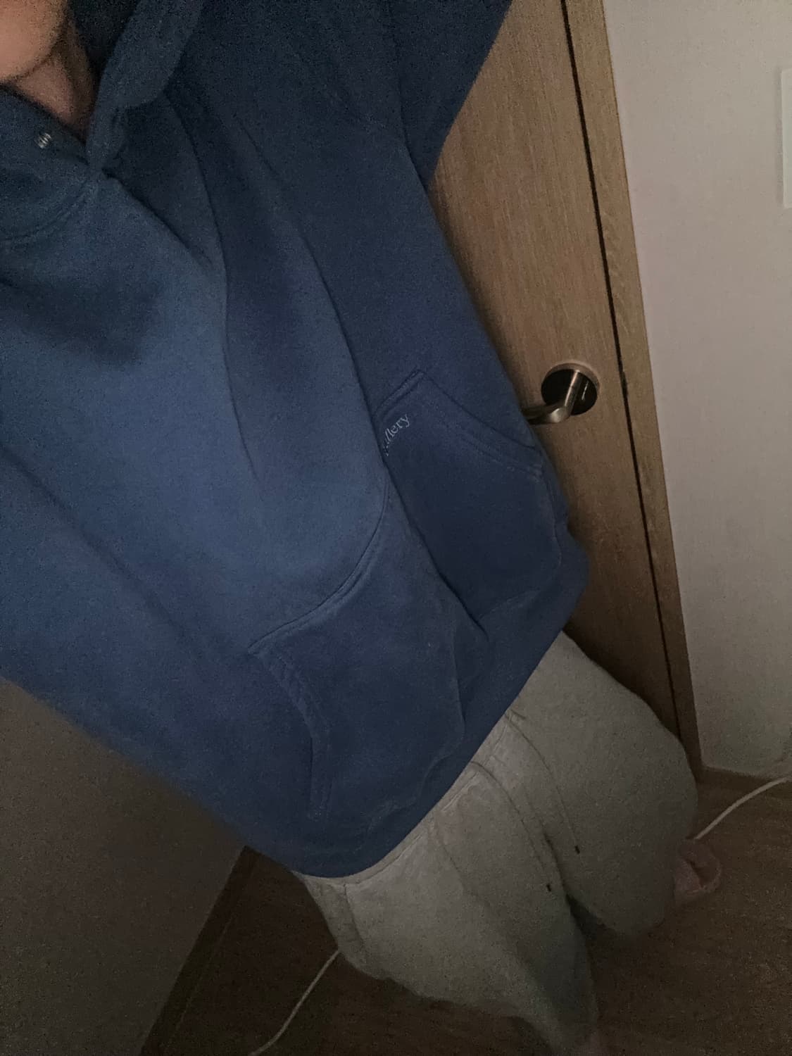 감마갤러리 후드티 블루 상품이미지3