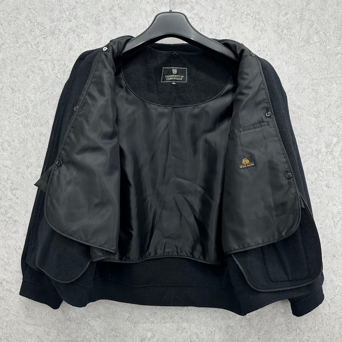 95 캠브리지 남자 루즈핏 울 블루종 자켓 상품이미지3