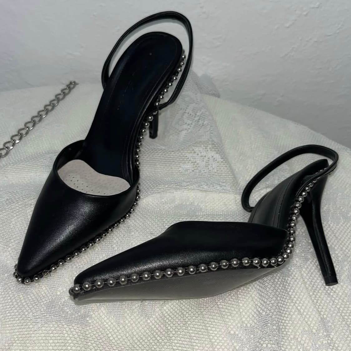 빈티지 스터드 뮬 상품이미지1